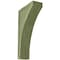 Ekena Millwork 3"W x 8 1/2"D x 14"H Jumbo Lawson Wood Vintage Decor Corbel, Restoration Green CORWD03X08X14LWGR - alternate 1